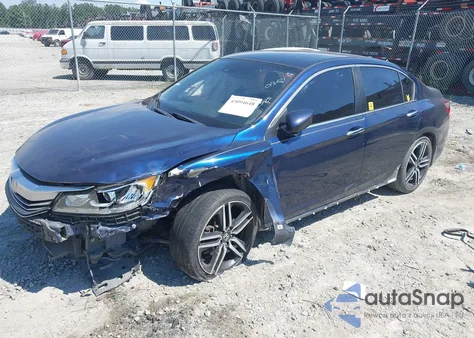 2016 Honda Accord Sport from USA, damaged, VIN 1HGCR2F67GA013621
